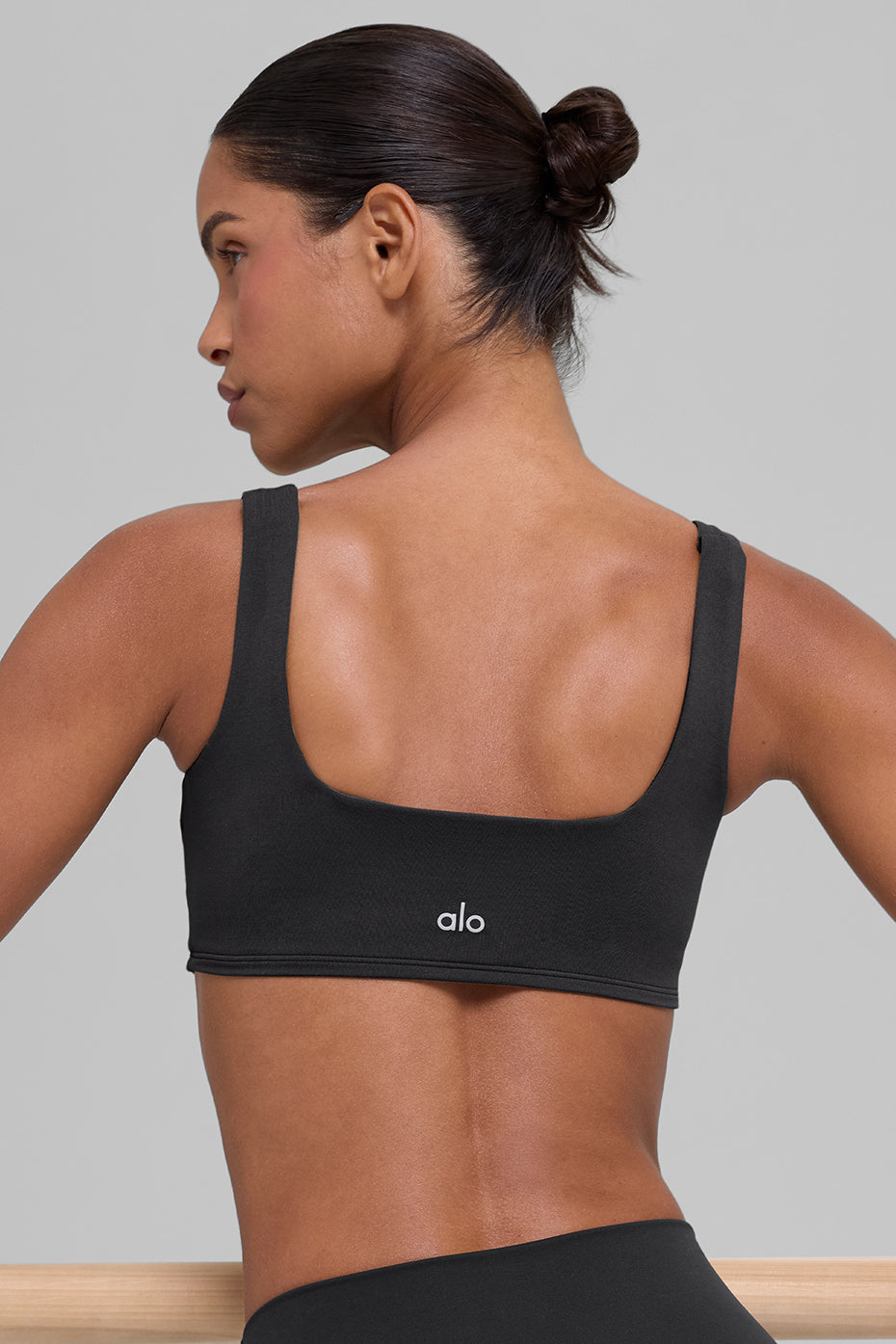 ALO Softsculpt Präzisions-BH – Schwarz